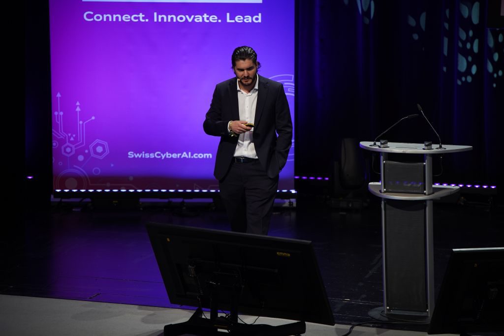 Christian Serra at the Swiss Cyber AI Conference