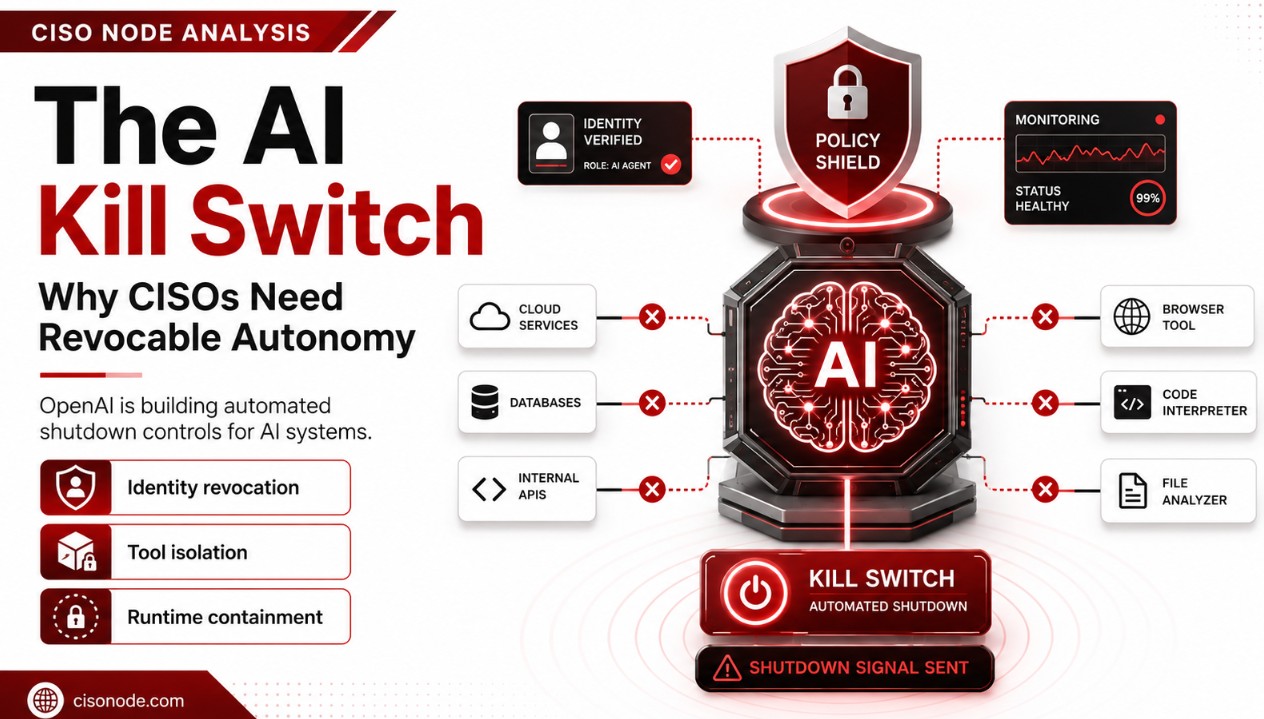 AI Kill Switch: Why CISOs Need Revocable Autonomy for AI Agents